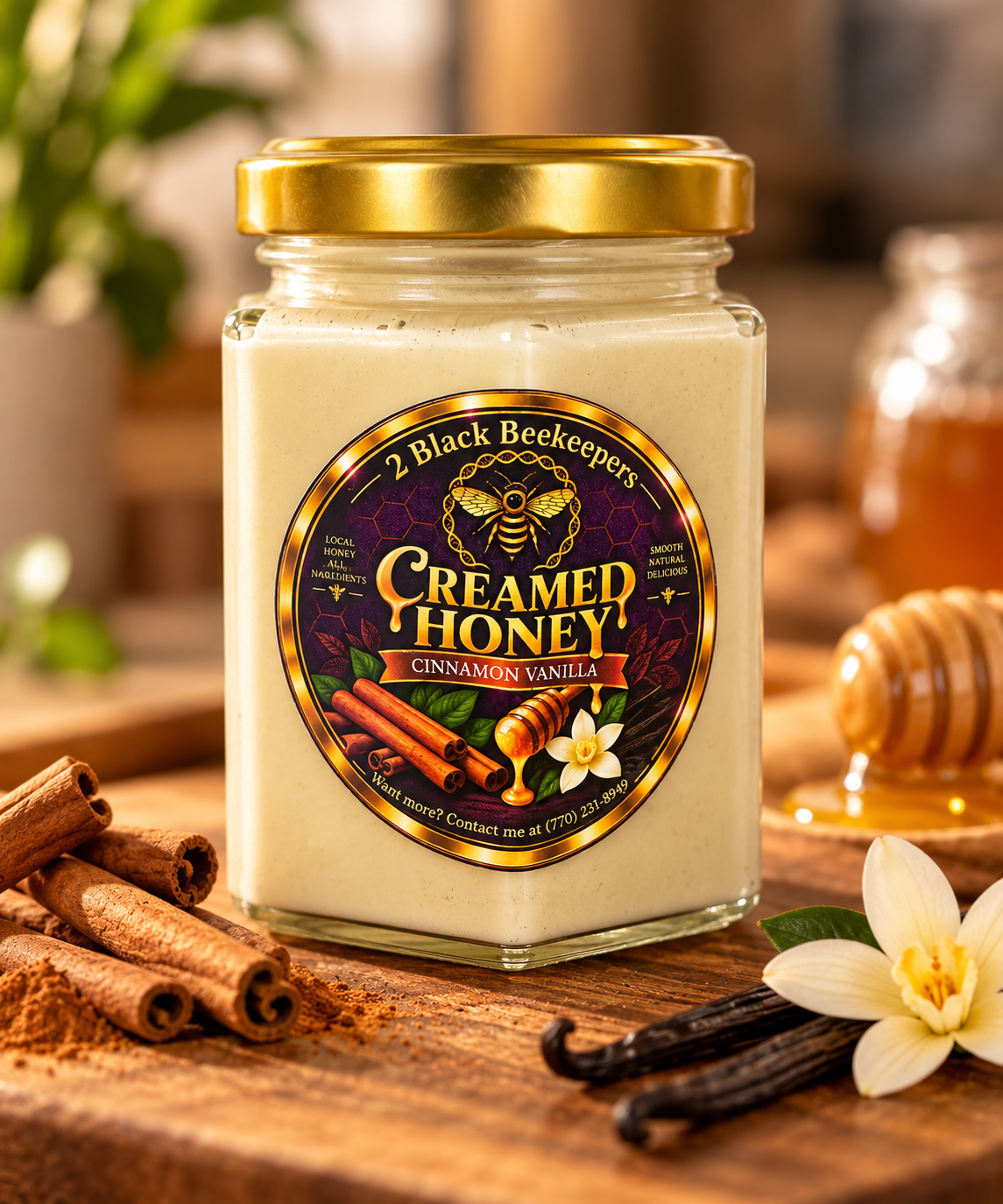 Creamed Honey ( Cinnamon Vanilla )